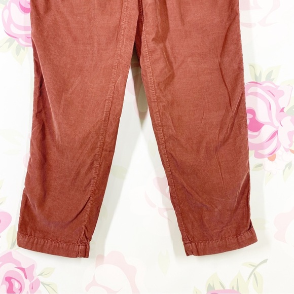 American Eagle Outfitters AEO High Waist Paper Bag Waist Soft Corduroy Pants 4 - Picture 3 of 11